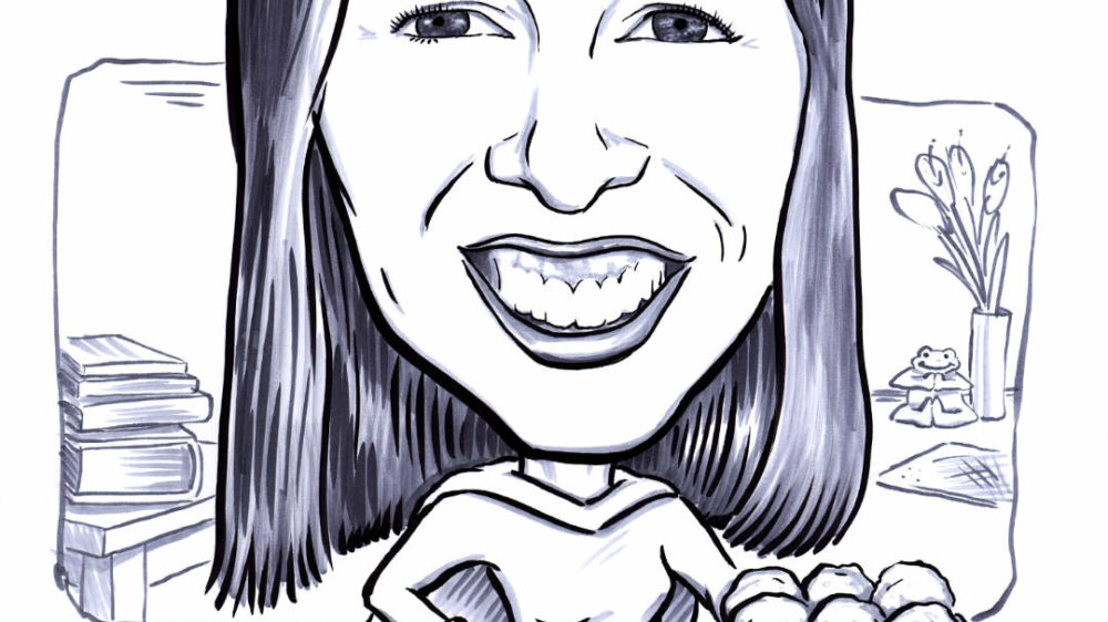 Chrissy-hero-changemaker-caricature