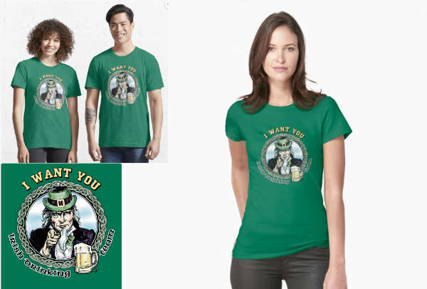 irish celtic St Patrick's Day t-shirt art
