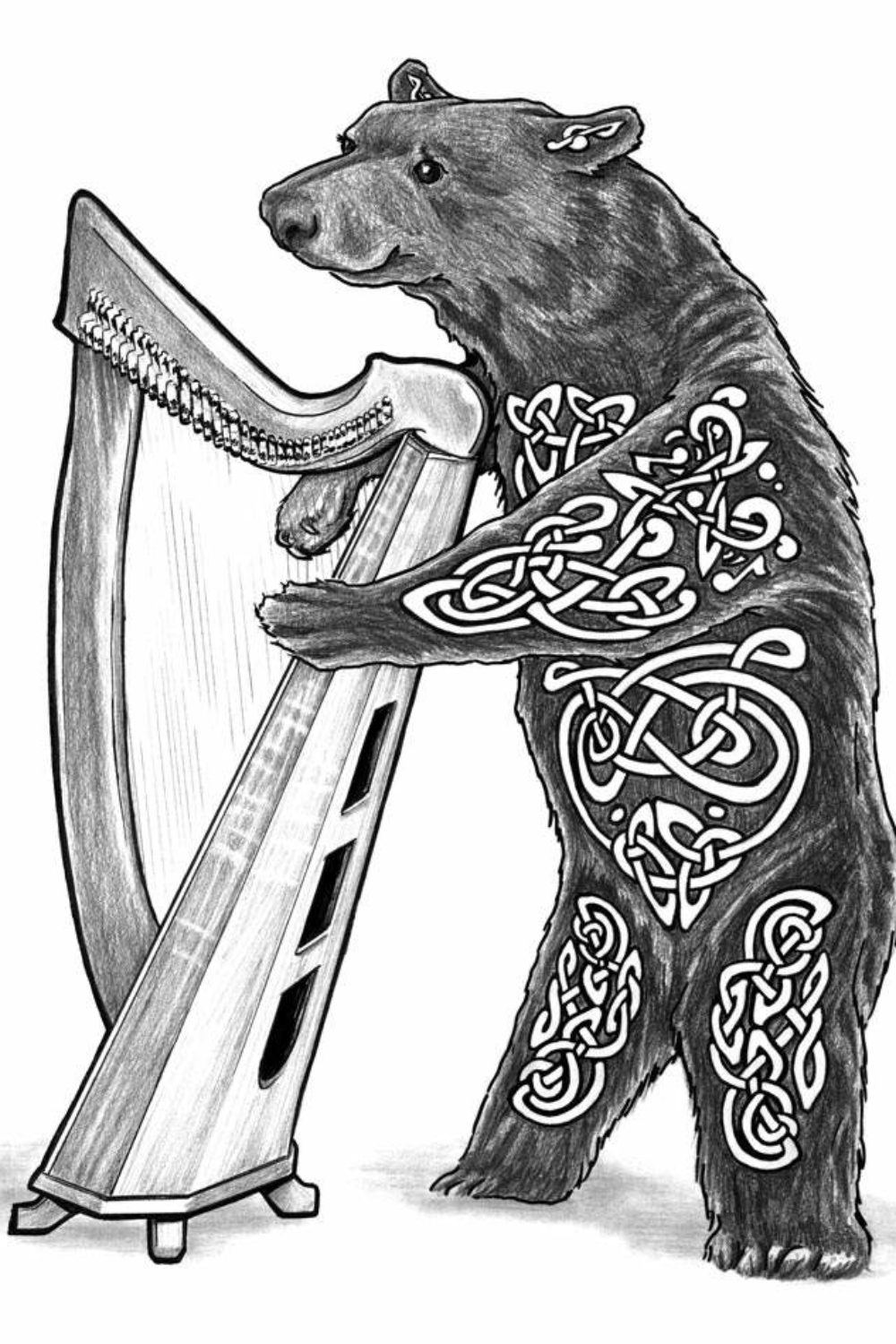 bear-musicina,celtic-knot