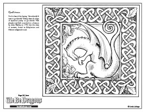 preview of page 28 We Be Dragons Colouring Book