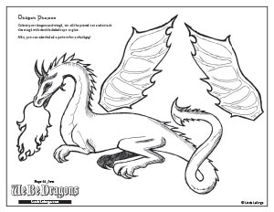 preview of page 16 We Be Dragons Colouring Book