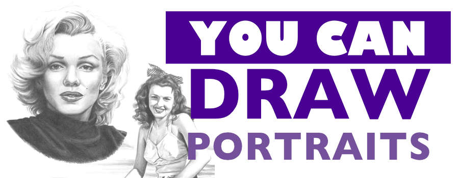 You Can Draw portraits of people intermediate drawing class