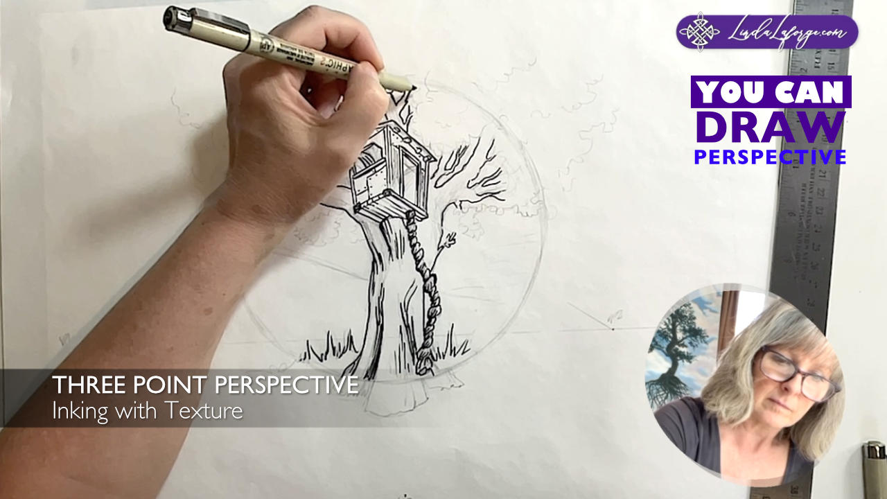 drawing two point perspective using illustration techniques