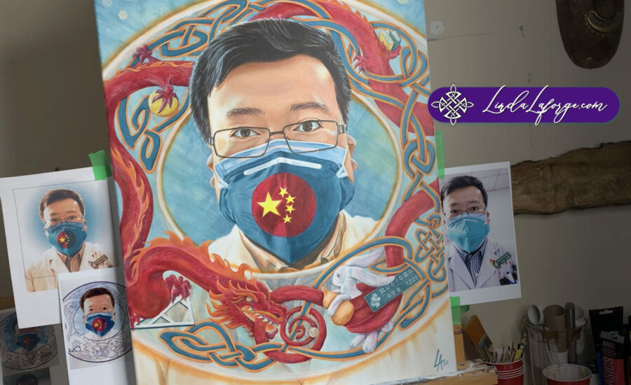 video cover about symbolim on Dr Li Wenlaing's portrait