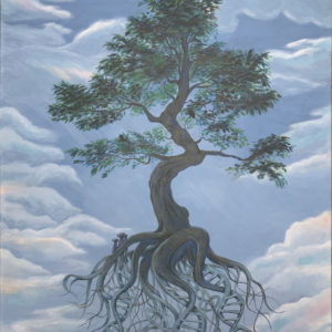 Mother Tree, tree of life acrylic painting