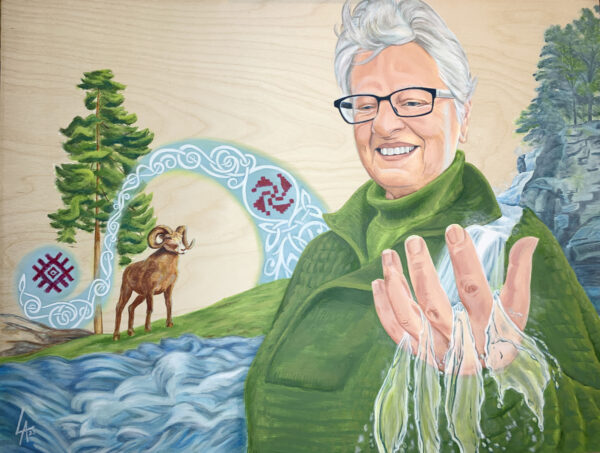 Portrait of Nina Munteanu, Canadian Ecologist and writer