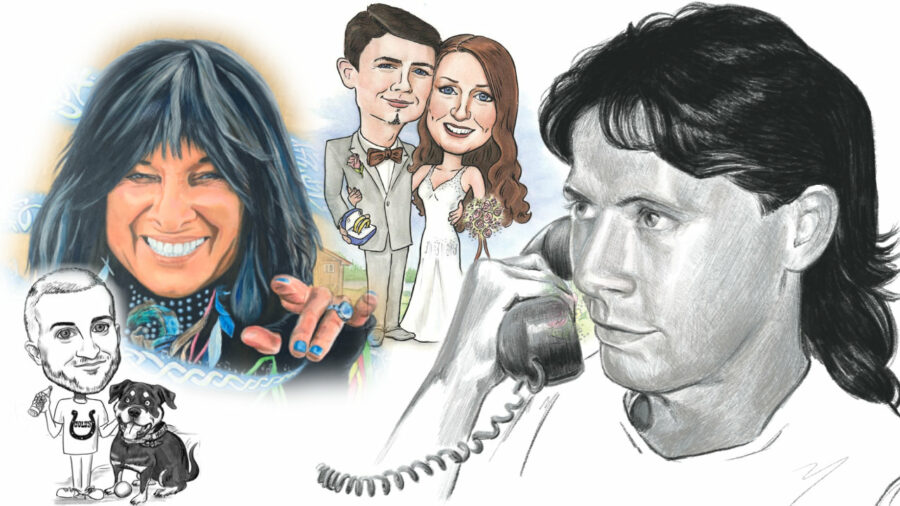 Drawing Faces art lessons by portrait and caricature artist