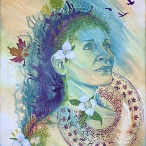 Mother Earth painting celebrating Canada