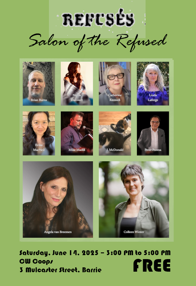Literary event, author reading of work previously refused