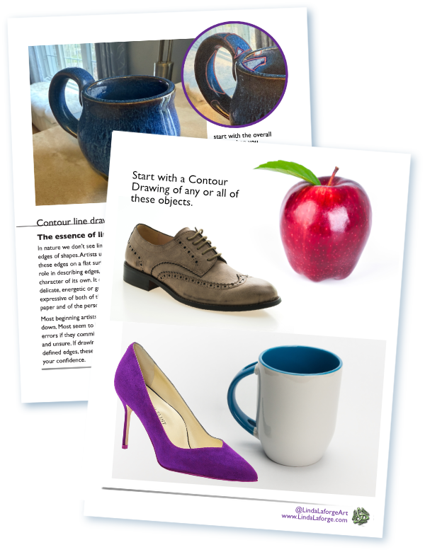 objects reference material for online art drawing lessons workshops